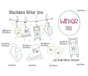 Stickserie - Winter Time - Frau H.